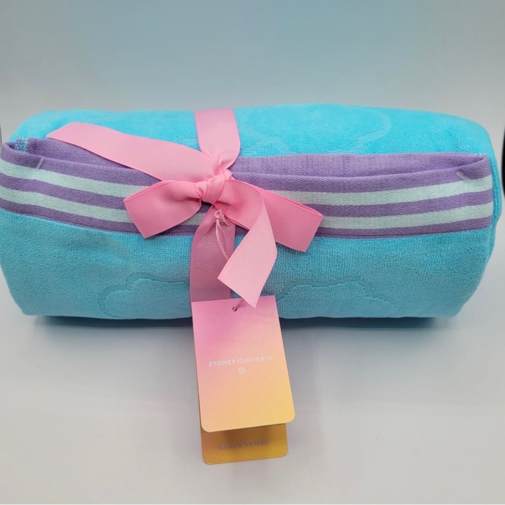 Stoney Clover Lane x Target 💙🌈 Mini Rainbows Beach Towel Blue/Purple